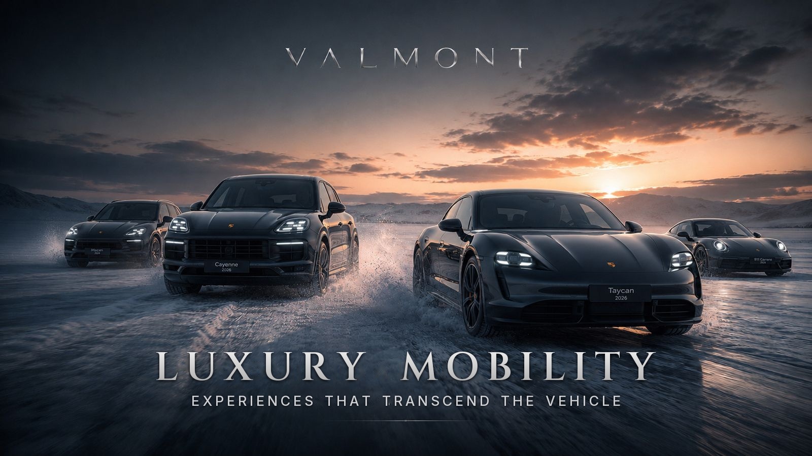 Valmont fleet on ice, luxury mobility
